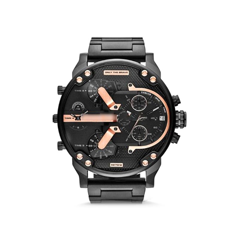 Luxury Men's Chronograph Quartz Watch – Stainless Steel Timepiece