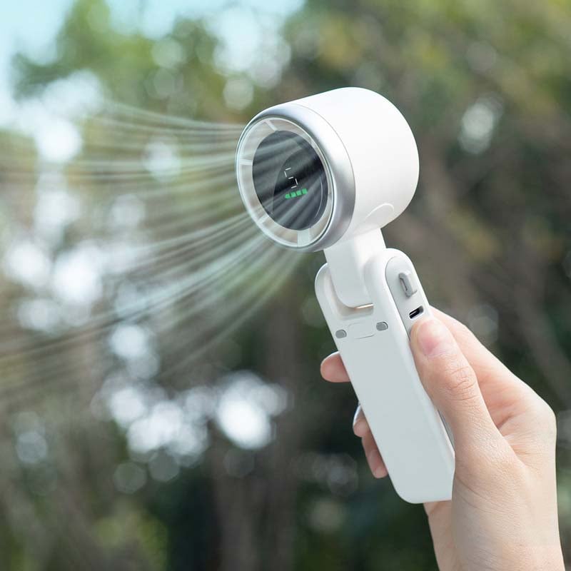Portable High-Speed Folding Turbine Fan for Travel