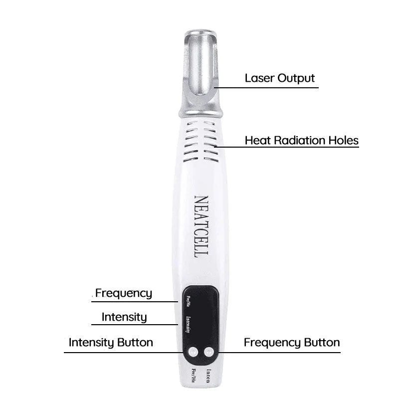 Laser Tattoo Removal Pen with Red & Blue Light Technology