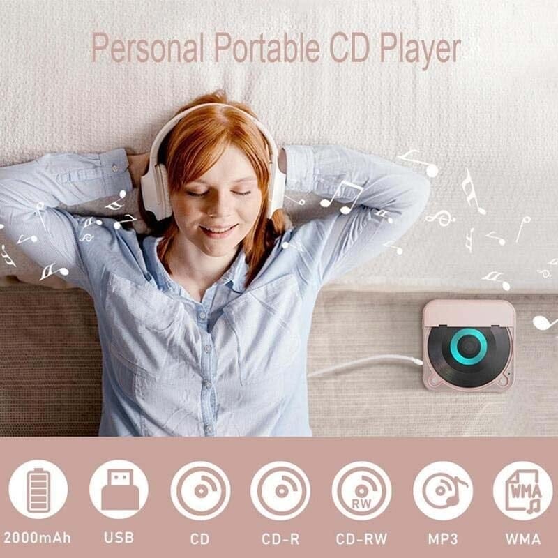 Portable CD Player with Bluetooth Connectivity