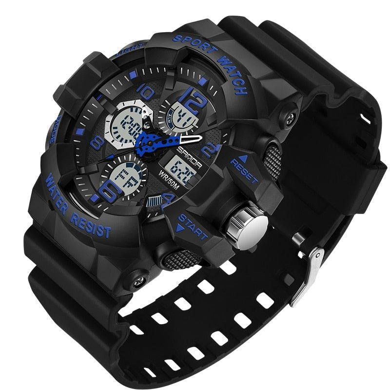 Tough Military-Grade Waterproof Digital Watch