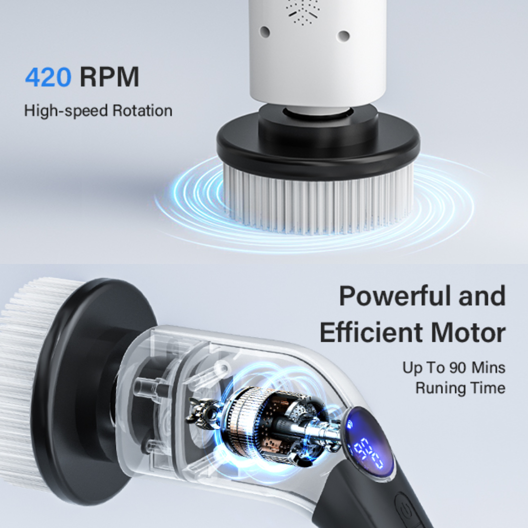 Electric Spin Scrubber – Cut Cleaning Time in Half with Ease