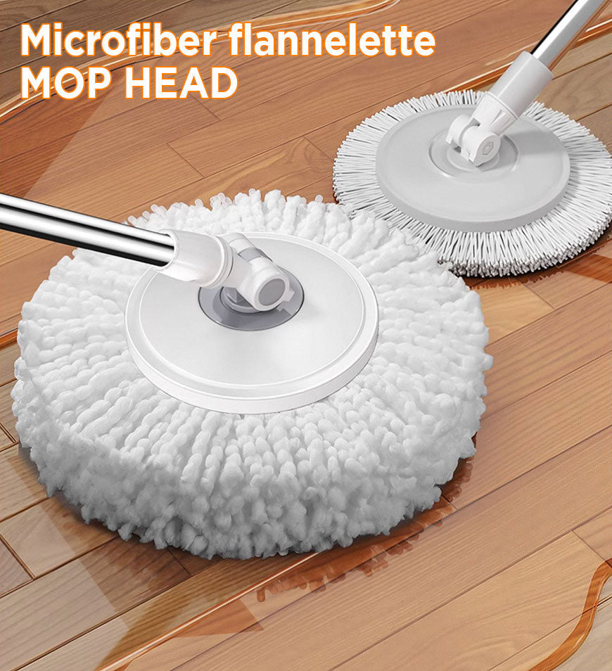360° Rotating Mop & Bucket Set with Self-Wringing System F63