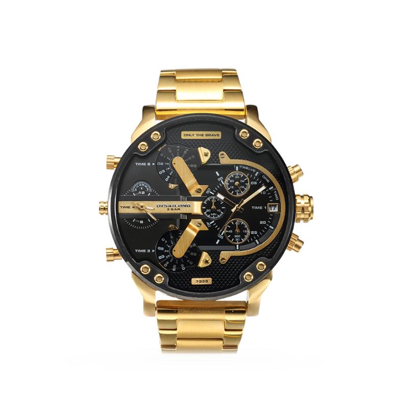 Luxury Men's Chronograph Quartz Watch – Stainless Steel Timepiece