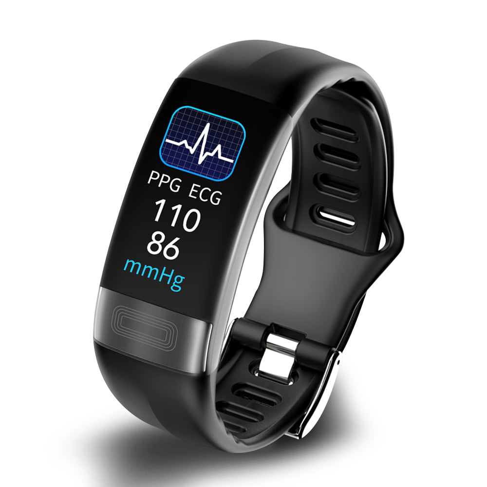 Smart Bracelet: Blood Pressure, Heart Rate, EKG, Oxygen, Sleep Tracker, FDA Certified