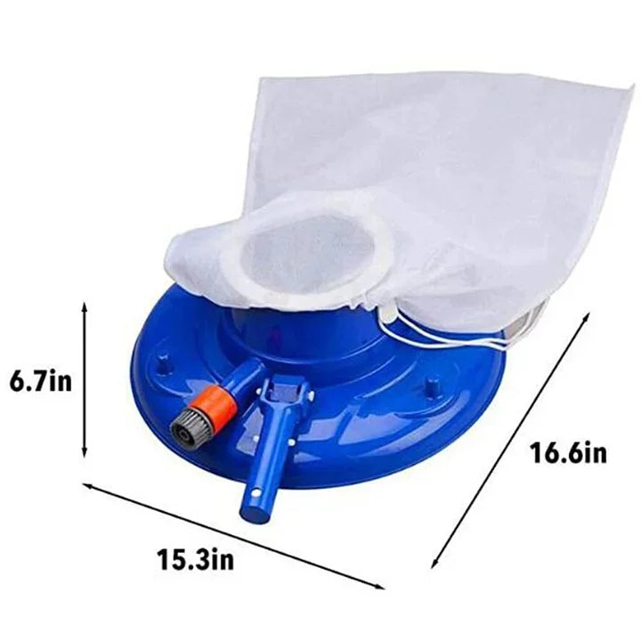 Large Pool Leaf Vacuum with Powerful Suction for Easy Cleaning