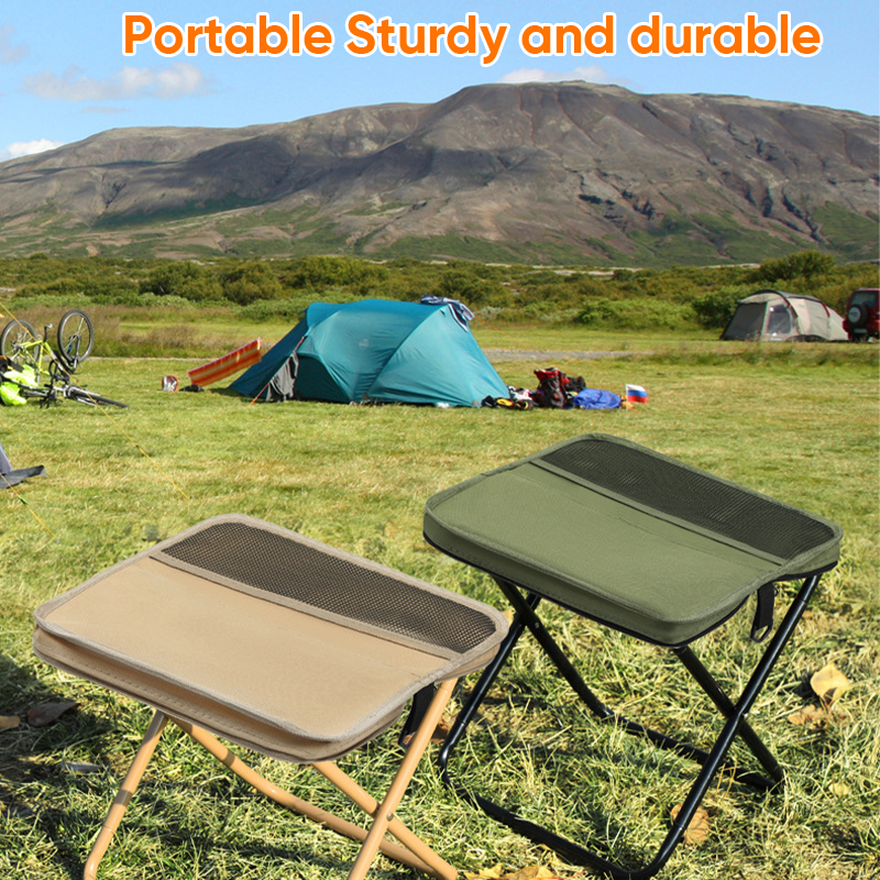 Portable Backpack with Integrated Folding Seat