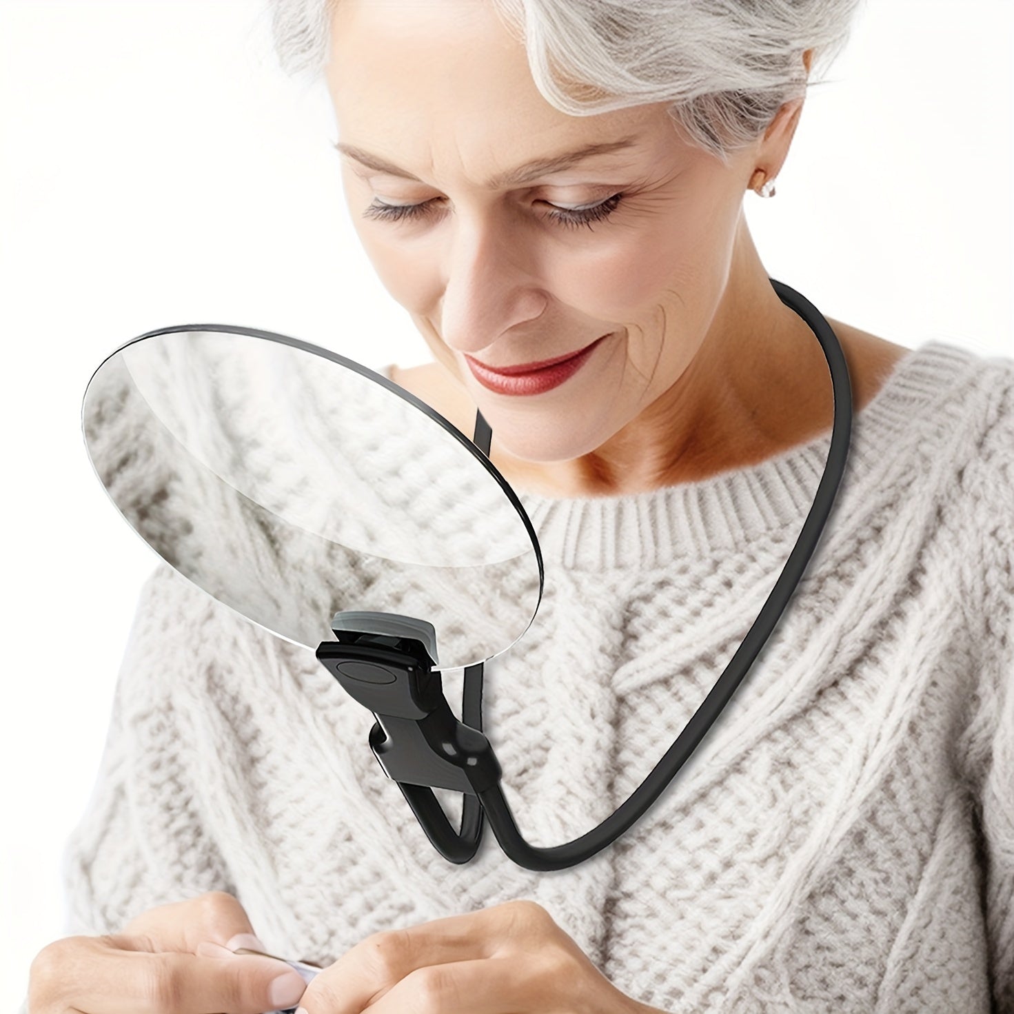 5X Hands-Free Magnifier – Adjustable Loupe for Seniors and Visual Assistance