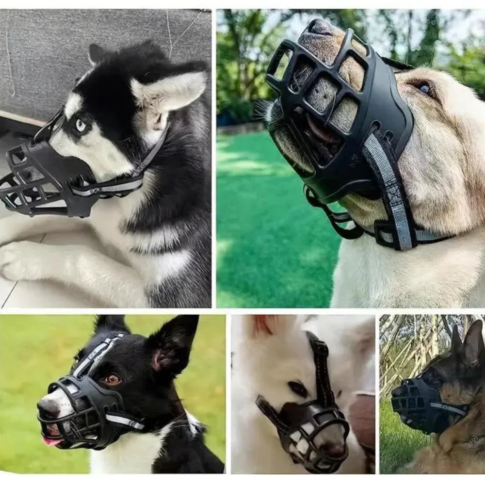 Dog Muzzle with Adjustable Fit for Safety and Comfort