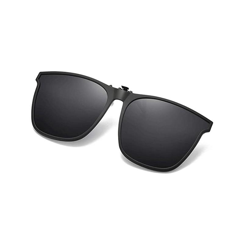 Polarized Clip-On Flip-Up Sunglasses for Prescription Glasses