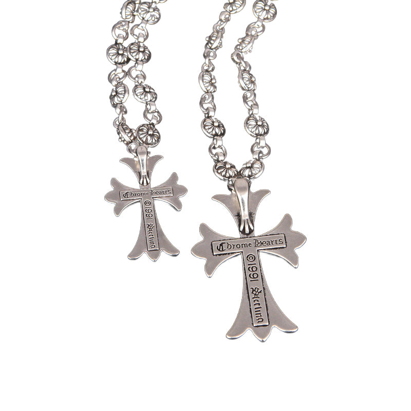 Gothic Cross Necklace Pendant for Y2K Fashion Enthusiasts