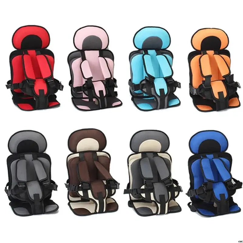 Portable Travel Car Seat for Kids | Foldable Booster with 5-Point Harness