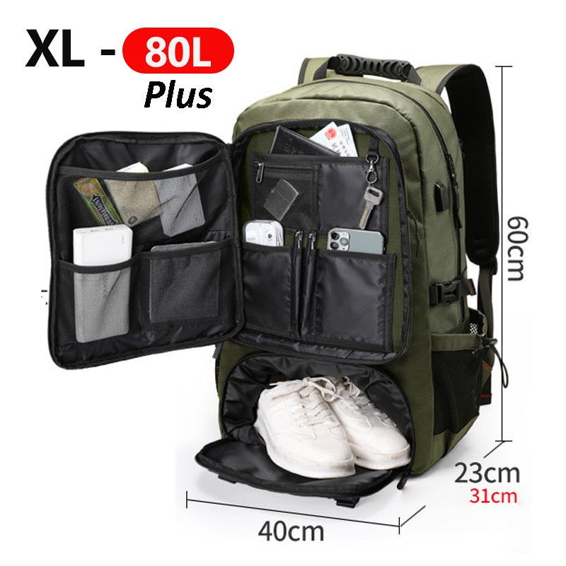 Large Capacity Outdoor Travel Backpack for Hikers