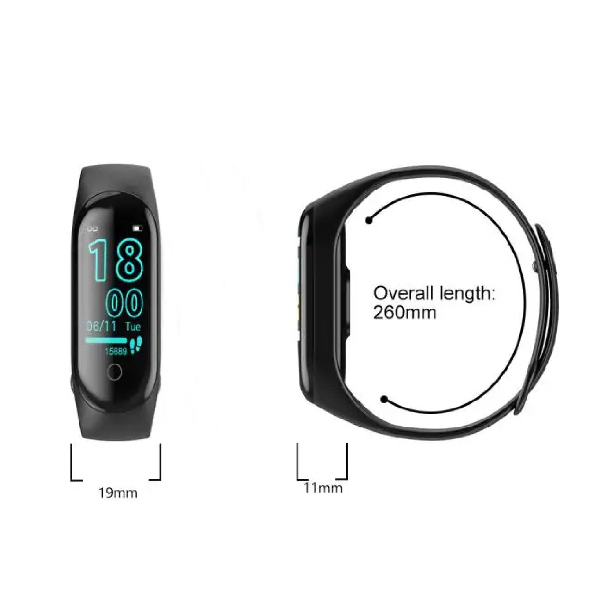 Smartwatch with Heart Rate and Blood Pressure Monitoring
