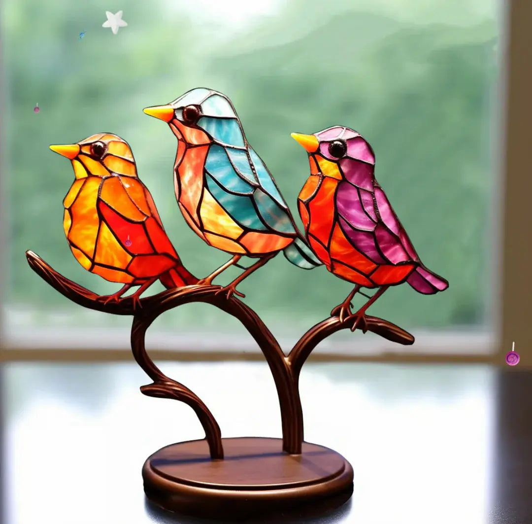 Bird Ornament for Window Décor
