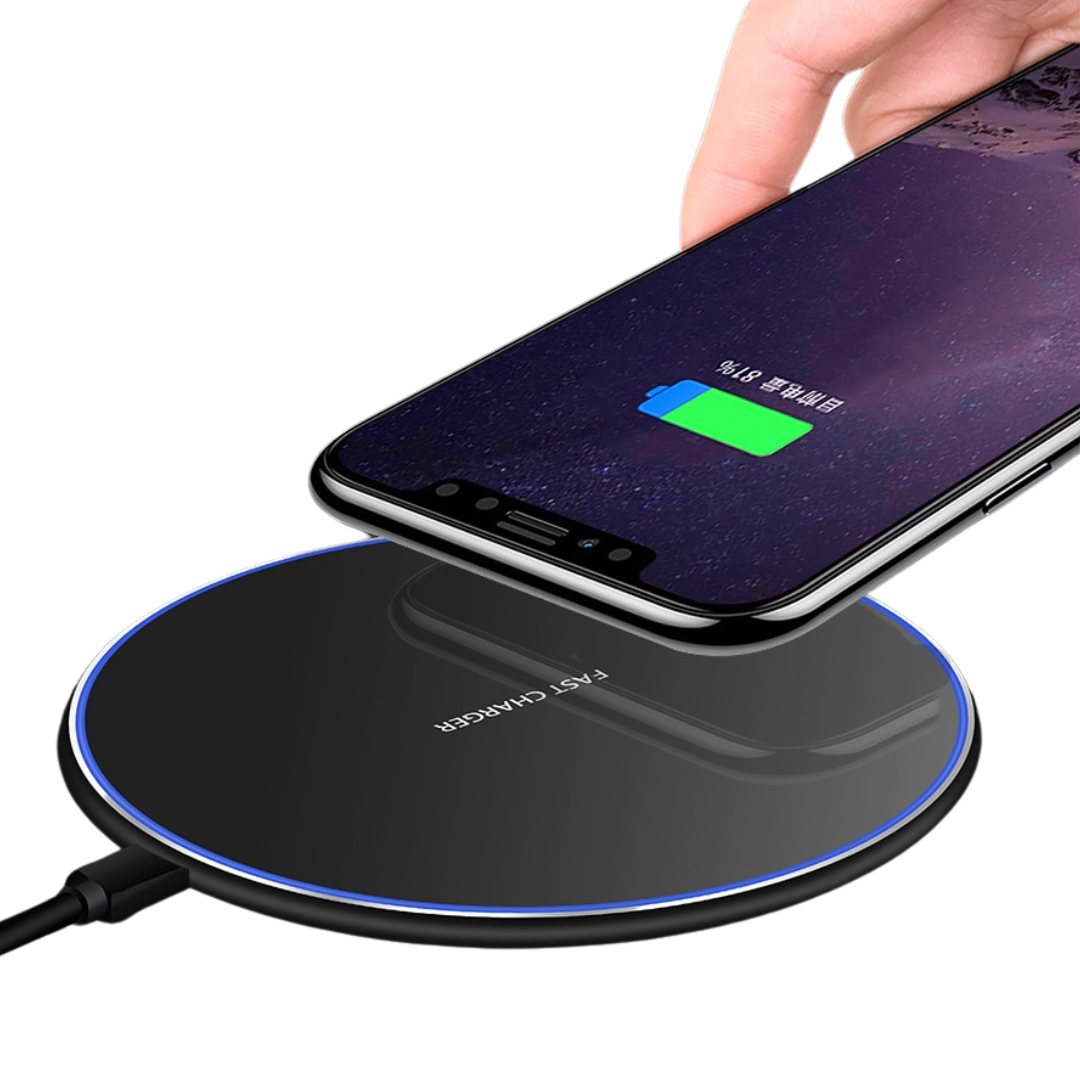 30W Wireless Charger Pad with USB C for iPhone, Samsung & Android Devices