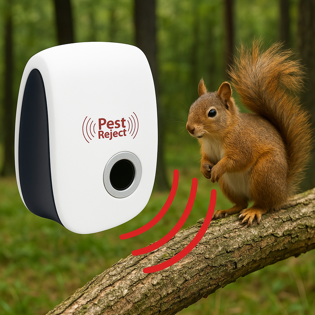 Ultrasonic Squirrel Deterrent for Quick Pest-Free Gardens & Yards