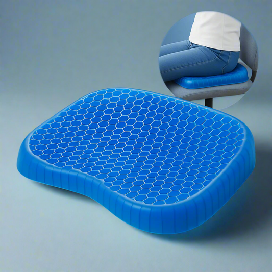 Orthopedic Gel Seat Cushion | Pressure Relief & Tailbone Support for Office, Car & Wheelchair