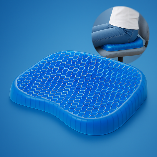 Orthopedic Gel Seat Cushion for Tailbone and Lower Back Support