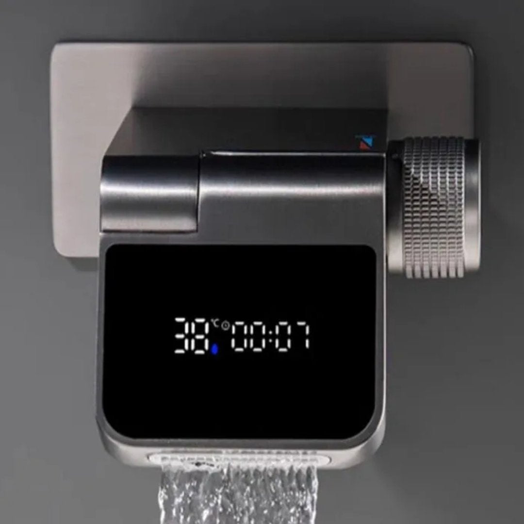 Adjustable Flow LED Touchless Temperature Control Faucet