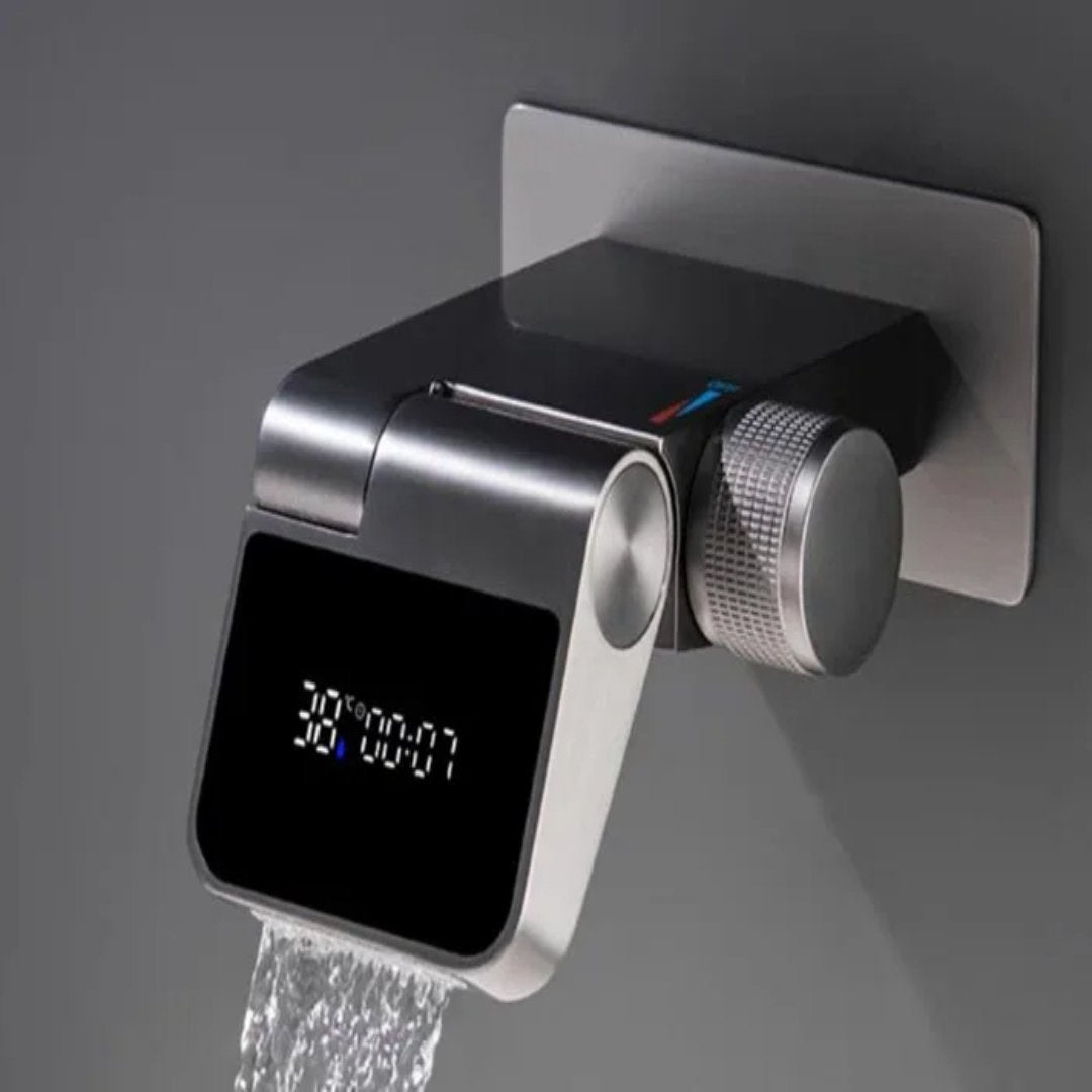 Adjustable Flow LED Touchless Temperature Control Faucet