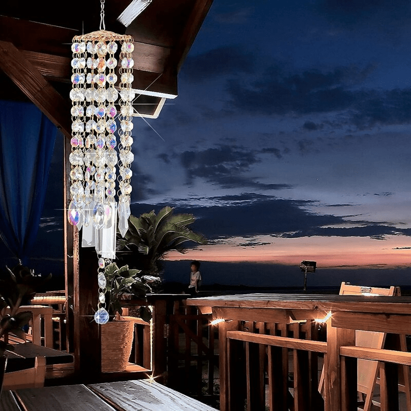 Tranquil Crystal Wind Chime for Serene Outdoor Spaces