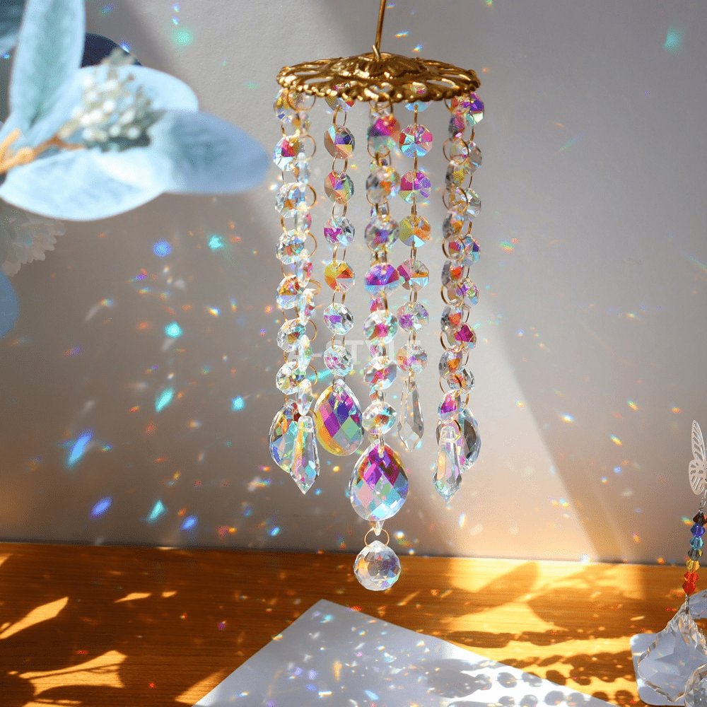 Tranquil Crystal Wind Chime for Serene Outdoor Spaces