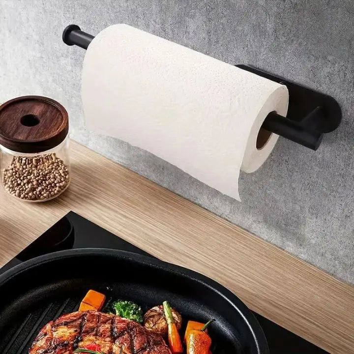 Elegant Space-Saving Kitchen Towel Holder – No Drilling Required