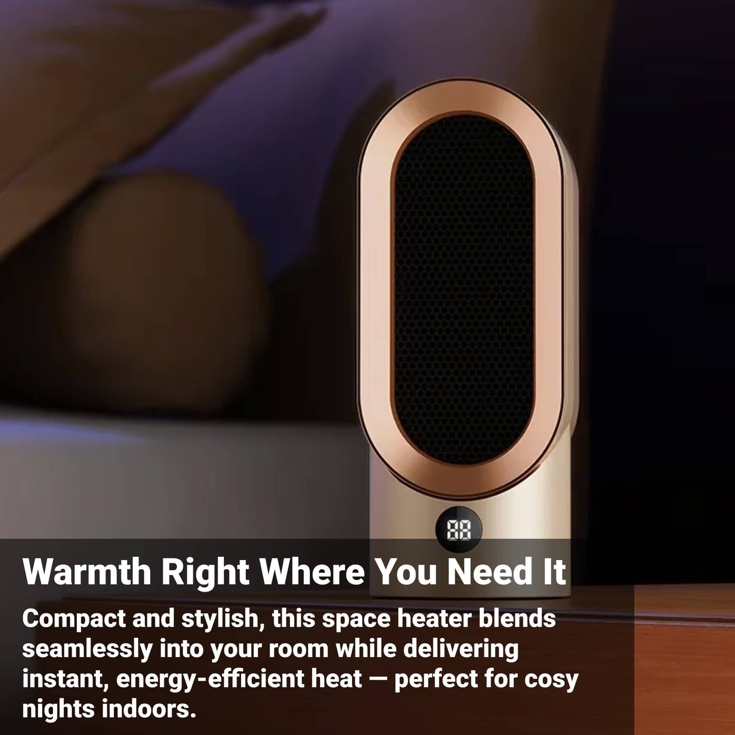 Energy-Saving Heater for Cozy Small Spaces