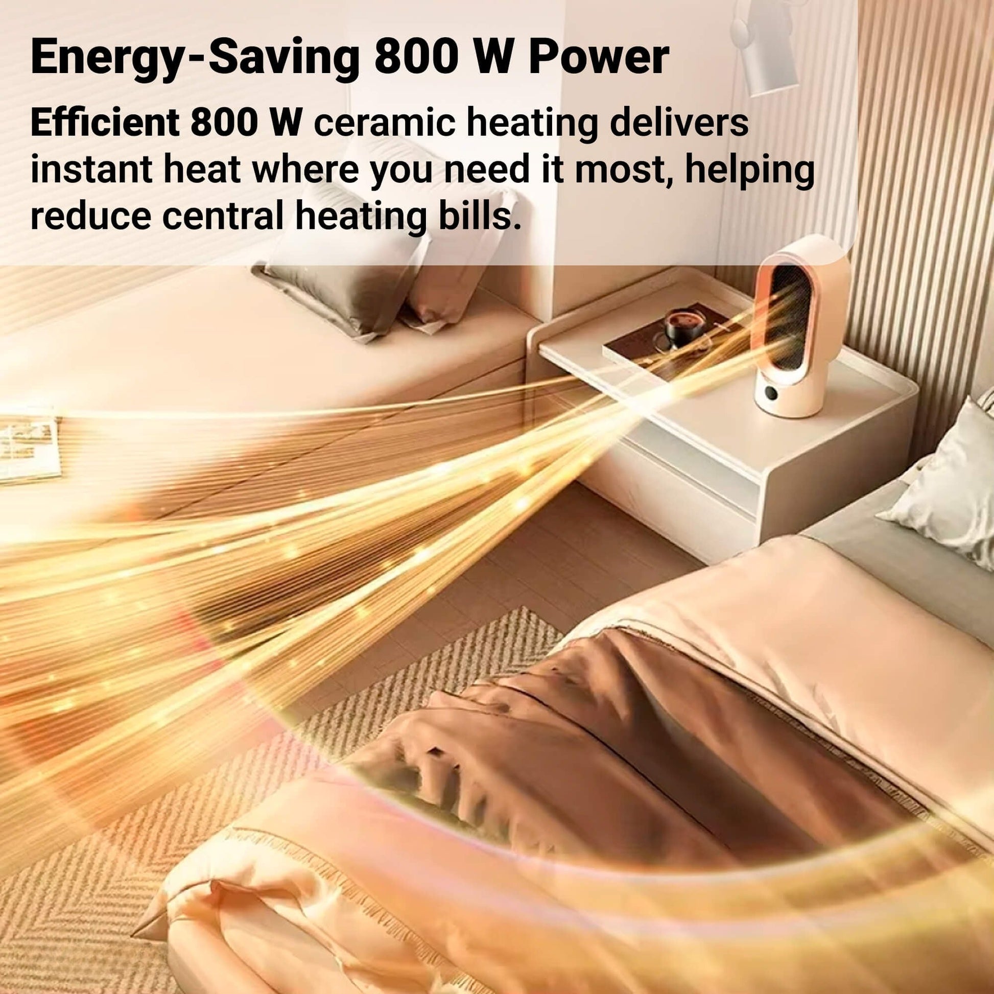 Energy-Saving Heater for Cozy Small Spaces