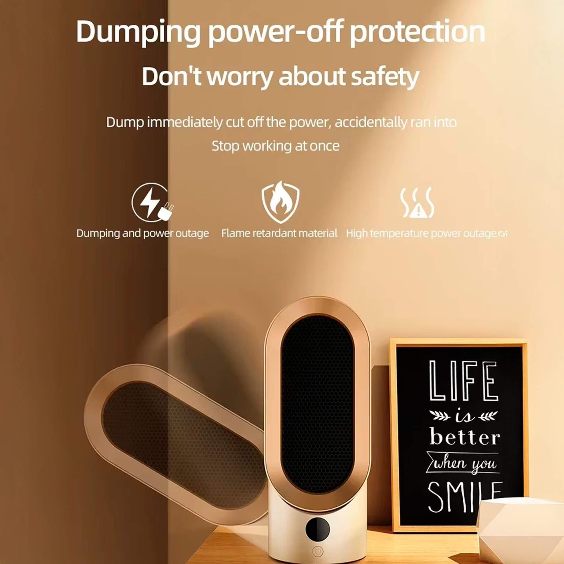 Energy-Saving Heater for Cozy Small Spaces