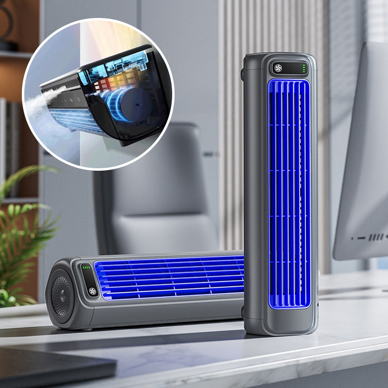 Wall-Mountable Portable AC with Quick Cooling & Durable Battery for Home/Office