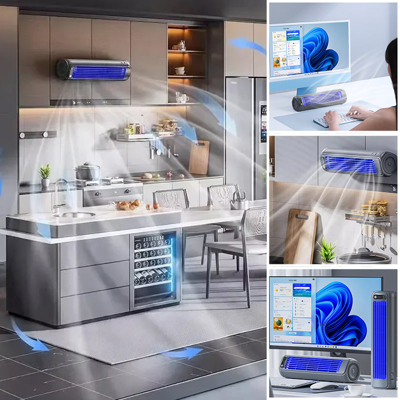 Wall-Mountable Portable AC with Quick Cooling & Durable Battery for Home/Office