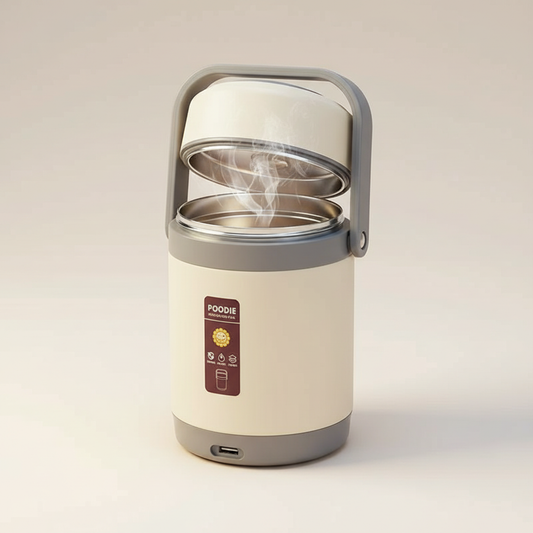 USB-Powered Portable Lunch Box with 304 Stainless Steel Warmer