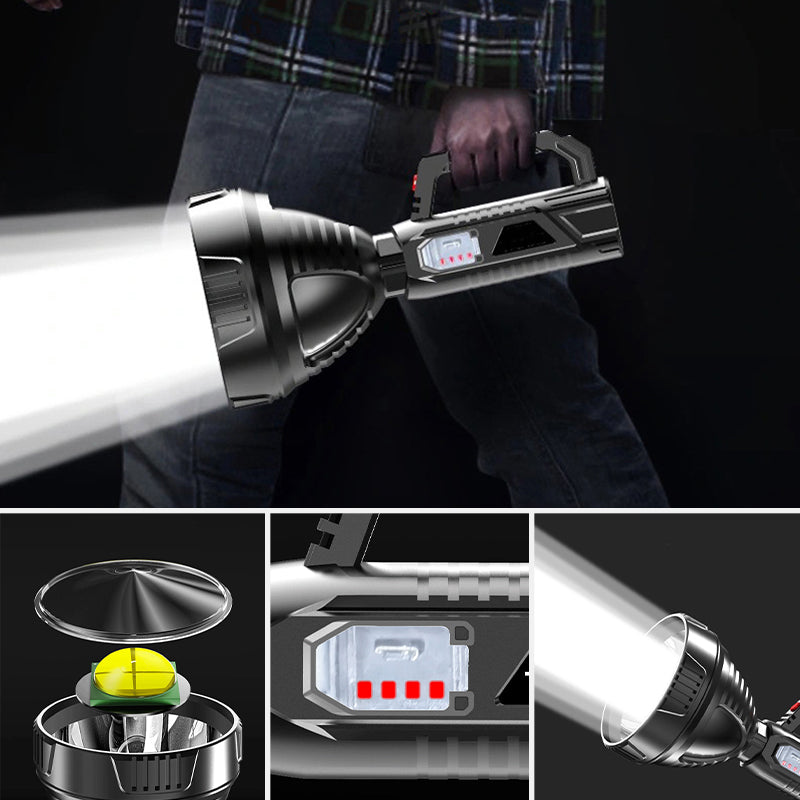Rechargeable High-Power LED Handheld Spotlight Flashlight