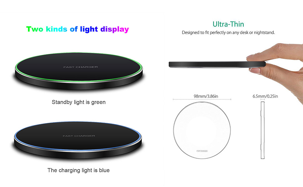 30W Fast Wireless Charger | USB-C MagSafe Pad for iPhone, Samsung & Android