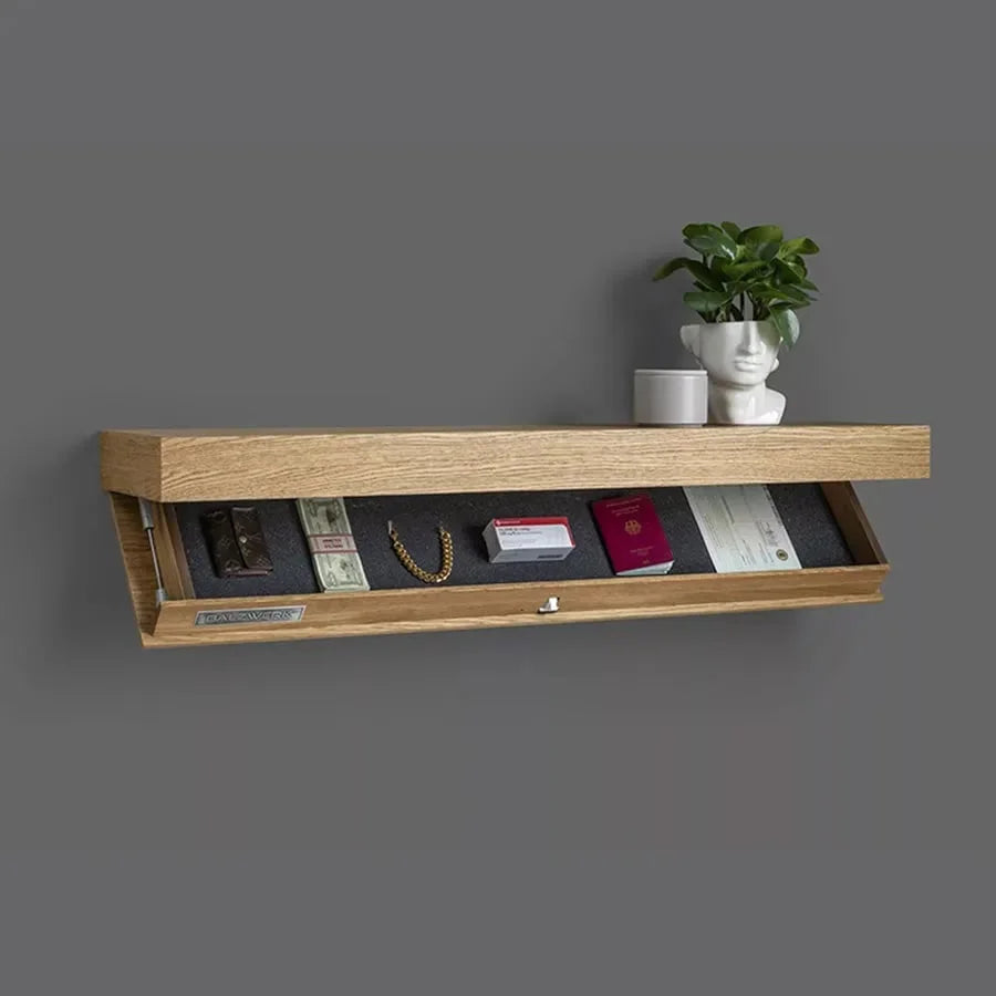 Concealed Storage Shelf with Modern Minimalist Design