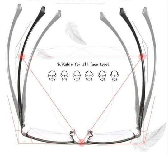 Optivista Smart Progressive Glasses with Auto Vision Adjustment & Blue Light Filter
