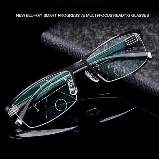 Progressive Multifocal Eyewear for All-Distance Clarity