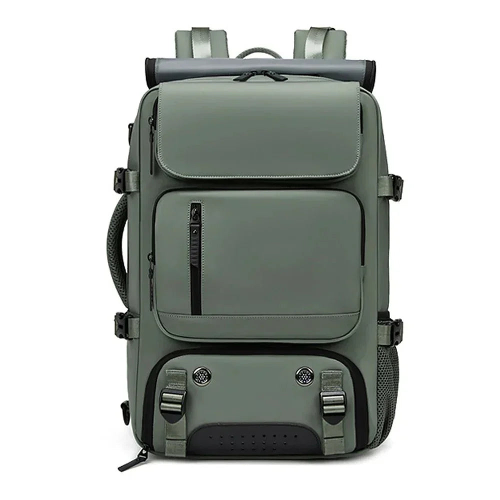 Large Waterproof Backpack for Travel with USB Charging Port