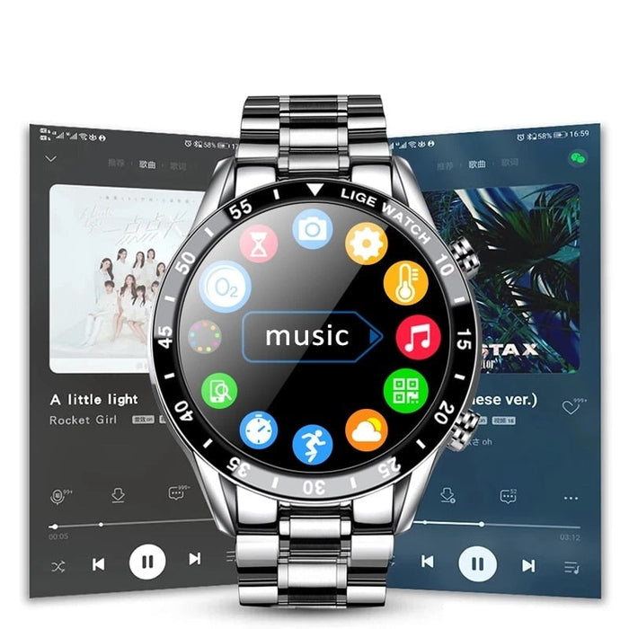 Luxury 4G Smartwatch with Calling, GPS, and Health Tracking Features
