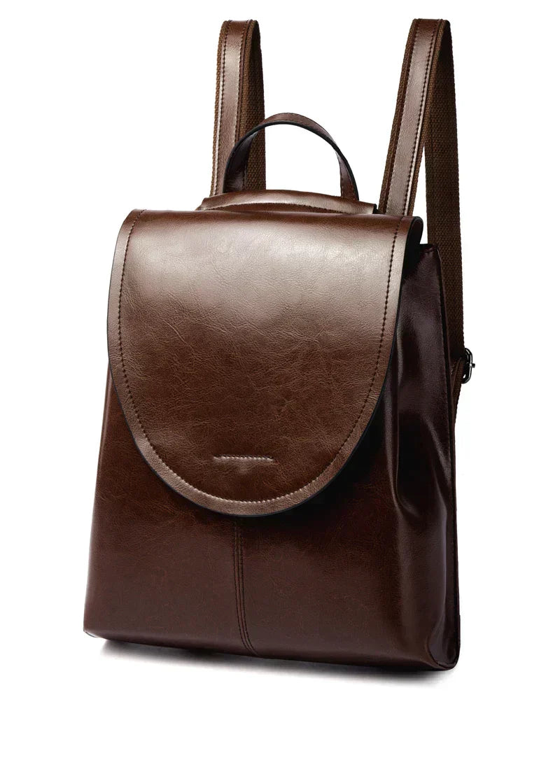 Trendy Women's Leather Backpack – Stylish, Versatile, and Eco-Friendly Design