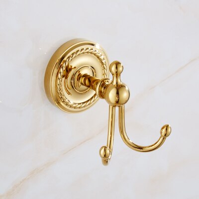 Gold Bathroom Accessory Set