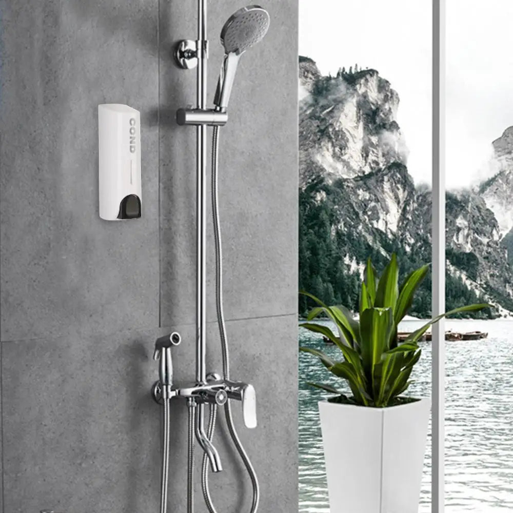 Wall-Mounted Bathroom Shower Dispenser for Shampoo and Conditioner