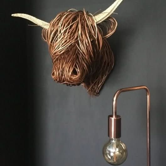 Rustic Cow Head Wall Art for Distinctive Home Decor