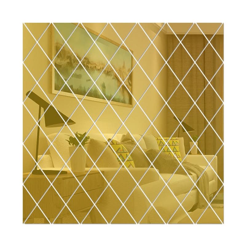 3D Triangle Mirror - Elegant Wall Decor with MirraShape Design