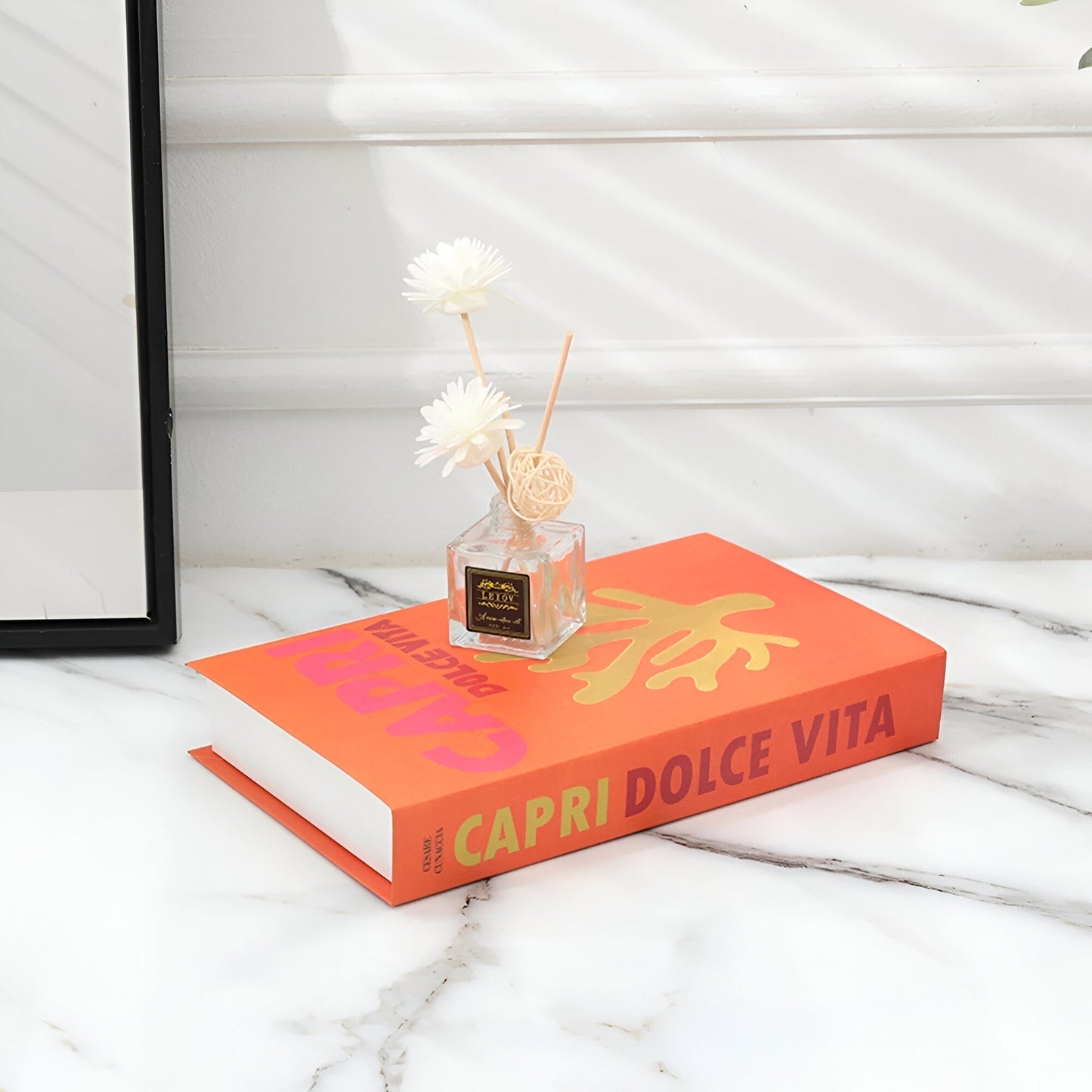ChicFaux Coffee Table Decorative Books - Stylish Home Decor Accents
