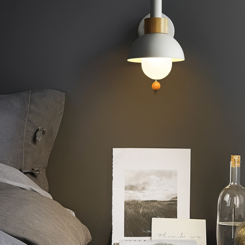 Pastel Accent Wall Lamp for Bedrooms and Living Spaces