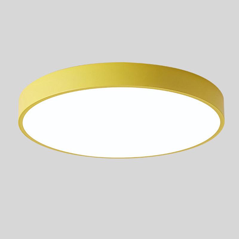 Scandinavian Round LED Ceiling Light | Soft Glow, Minimalist Style for Any Room