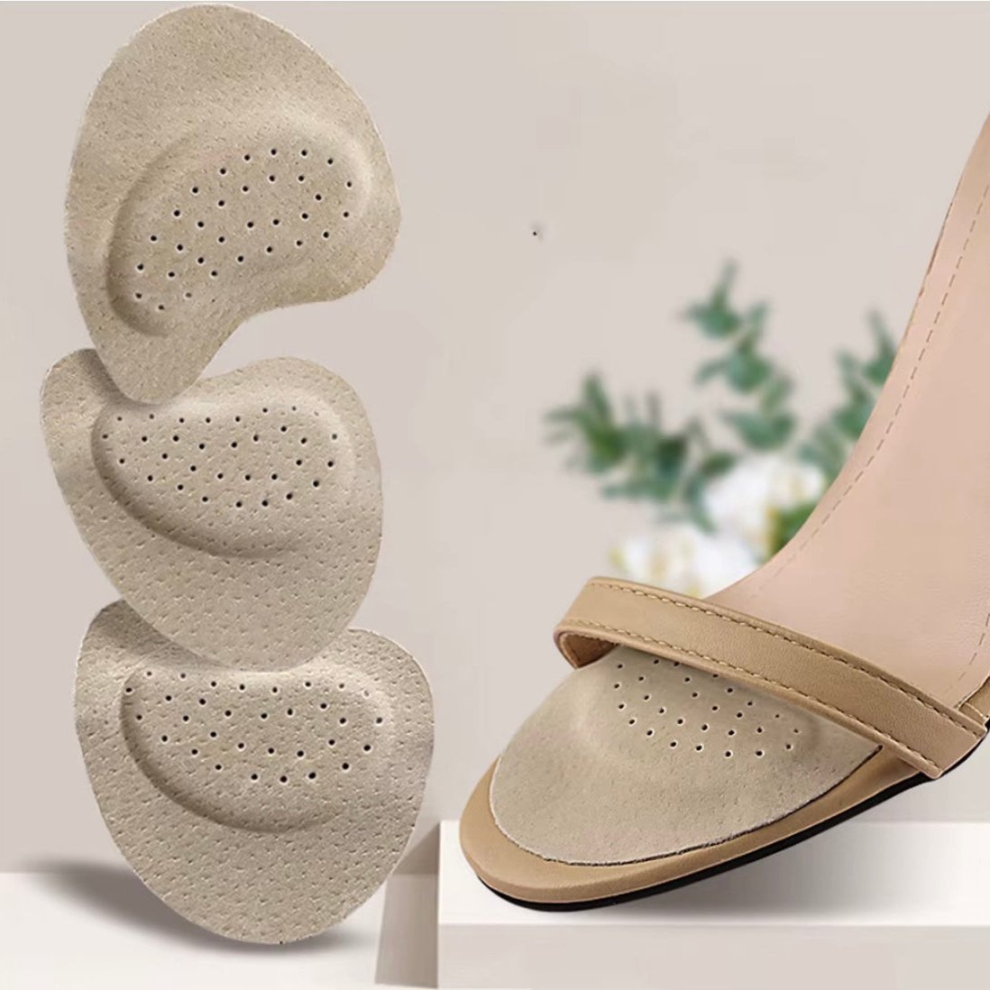 Non-Slip Sandal Cushions for Women – Foot Pain Relief Pads